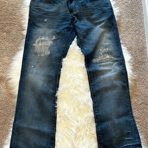 Men's Tommy Hilfiger Distressed Blue Jeans
